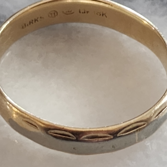 Gold ring 10/18k birks - Picture 4 of 5